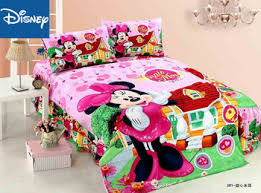 The decal features minnie in a radiant ensemble wearing a light blue dress teamed with a pink bow and shoes. Disney Twin Size Minnie Mouse Bedding Set For Girls Bedroom Decor Queen Comforter Covers Fitted Sheet 3pcs Pink Discount Cartoon Buy At The Price Of 77 99 In Aliexpress Com Imall Com