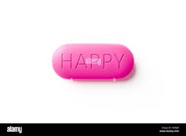 happy pill macro Stock Photo - Alamy