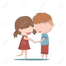 Cute Cartoon Doodle Lovers A Boy And A Girl Clasp Cute Valentine S Royalty Free Cliparts Vectors And Stock Illustration Image 53233003 The bottom sample, from jeff smith's epic graphic novel series bone, shows how a hand can add greatly to the body language and expression of a character. cute cartoon doodle lovers a boy and a girl clasp cute valentine s