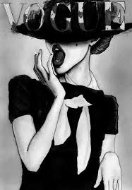 Black And White Magazine Aesthetic Audreen M Aesthetic Vogue Cover Vogue Cover Voguecover Magazine Blackandwhite Photography Model Drawing Black Whi Vogue Paris Vintage Vogue Vogue