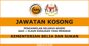 Permohonan jawatan kosong kementerian belia dan sukan 2020 (kbs). Jawatan Kosong Di Kementerian Belia Dan Sukan Mohon Online