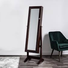 Ksp Sophia Floor Mirror Jewellery Cabinet Brown Mirror Jewellery Cabinet Floor Mirror Jewelry Cabinet