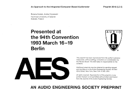 Как он связан с референдумом в пользу днр. Aes E Library An Approach To The Integrated Computer Based Audiometer