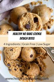 Healthy No Bake Cookie Dough Bites Recipe Healthy Baking Clean Eating Cookies Recipes Easy Vegan Dessert