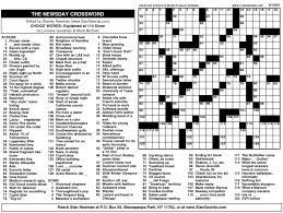 The squares for its answer will be highlighted in the puzzle, and the first square for the answer. Newsday Crossword Sunday For Jun 14 2020 By Stanley Newman Creators Syndicate