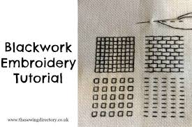 Blackwork Embroidery Tutorial