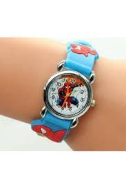 Spiderman Erjkek Cocuk Orumcek Adam Spider Man Mavi Saat Trendyol