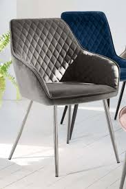 Next Set Of 2 Hamilton Arm Dining Chairs With Chrome Legs Grey In 2020 Chair Dining Chairs Office Chair Design
