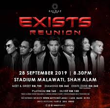 Sepahtu reunion 2019 tiket masuk. Konsert Exists Reunion Di Stadium Malawati Shah Alam Sensasi Selebriti