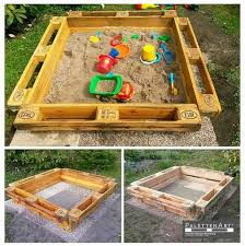 Diy Sandkasten Sandbox Diy Sandbox Backyard Garden Diy Gardening Diy Kids