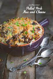 Leftover roast pork is the star ingredient of this quick and easy winter salad. Leftover Pulled Pork Mac And Cheese With Garlic Panko Family Spice