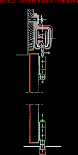 Swing doors and sliding doors in dwg format. Steel Sliding Door Detail Dwg Google Search