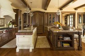 Small kitchen with dark gray cabinets with venetian nail. Cream Cabinets With Dark Island Ideas Photos Houzz
