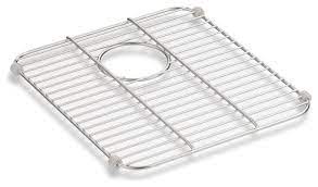 Kohler stainless steel kitchen sink mats. Kohler Stainless Steel Sink Rack 14 1 4 X 12 13 16 Contemporary Kitchen Sink Accessories By The Stock Market Houzz