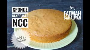 Bagi anda yang gemar dengan resep maskan cek disini daftar resep kue lengkap untuk anda. Sponge Cake Dasar Ncc By Fatmah Bahalwan Youtube