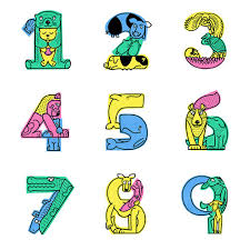 typography familyクライアント ベネッセ 媒体 親子ふれあいキャンペーン 記念日ステッカー full half width number illustration for family interaction campaign client beness 数字デザイン ステッカー デザイン