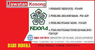 Info jawatan selanjutnya di link berikut Permohonan Jawatan Kosong Di Kejora Dbjobasia Com Terbaru Jawatan Dibuka