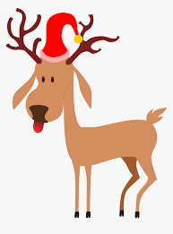 Each one features our jolly guy with his classic white beard and red stocking cap trimmed in white fur. Reindeer Santa Clause Christmas Free Picture Transparent Background Reindeer Clipart Hd Png Download Kindpng
