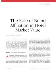 However, when farrah passed in 2009, she left redmond a $4.5m trust, though there were strict conditions involved with its use, notes celebrity net worth. Pdf The Role Of Brand Affiliation In Hotel Market Value
