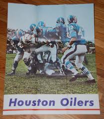 Adams was an influential member of the eight original afl owners. 1965 Houston Oilers Yearbook Insert Poster Tales From The Afl