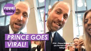 Watch the Moment Prince William Goes Viral for Excusing Students' Lateness!