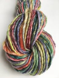 Handspun Yarn Art Yarn Worsted Thick And Thin Single Ply Etsy In 2020 Yarn Art Handdyed Yarn Yarn