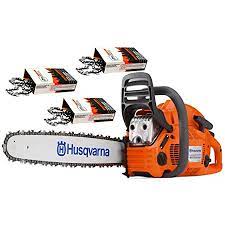 When did andreas stihl make the first electric chainsaw? Amazon Com Husqvarna 460 Rancher 60cc Chainsaw With 24 Bar And Chain Plus 3 Woodlandpro Chain Loops Garden Outdoor