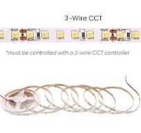 3014 240LEDs/m Tunable White LED Strip Light 24V 8mm