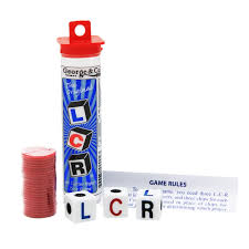 Lrc – Left, Right, Center Dice Game – Wood Expressions