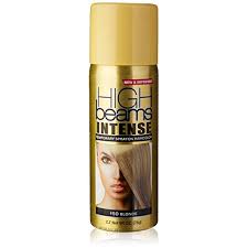 Blondes & brunettes get your chosen blonde shade the easy & simple way with no damage, stains or unpleasant smells (100ml)lightens your hair naturally with. High Beams Intense Temporary Spray On Hair Color Blonde 2 7 Ounce Walmart Com Walmart Com