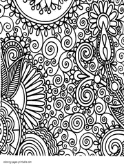 Free, printable mandala coloring pages for adults in every design you can imagine. 130 Flower Coloring Pages For Adults Free
