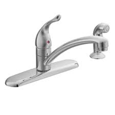 That said, many people still opt for a standard faucet for their home one reason or another. Moen 7430 Chateau Single Handle Kitchen Faucet With Side Spray Chrome Faucetdepot Com