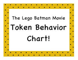 The Lego Batman Movie Token Behavior Chart