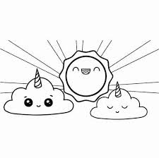 Squishy Mascota Unicornio Kawaii Para Colorear Descargar O Imprimir Chica kawaii unicornio cara arte colorear juguete papel. coloreaonline com