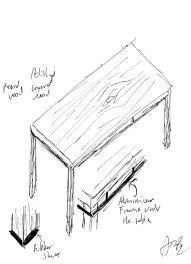A Simple Dining Table Design Made Of Pressed Wood On The Inside And A Rubber Sheet On Each Of The Bottom Leg In Order To Give Minimum Support To Avoid From Movi