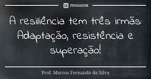 A Resiliencia Tem Tres Irmas Prof Marcos Fernando Da