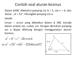 Tahukah kalian bahwa sinus dan cosinus memiliki aturan yang khusus dan diterapkan dalam segitiga? Terbaik Soal Aturan Sinus Dan Cosinus Kelas 10