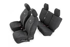 Jeep Neoprene Seat Cover Set Black 08 10 Wrangler Jk Unlimited Neoprene Seat Covers Jeep Wrangler Seat Covers Jeep Seat Covers