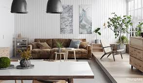 Entrance, kitchen with dining area, hall, balcony 2nd floor: 4 Homes Radiating Harmony And Uncluttered Ambiance Of Asian Style Decor Great Idea Hub