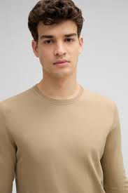 Pull-over en coton Vincent, marron clair