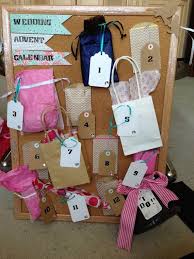 Made this wedding advent calendar for my best friend who. Wedding Advent Calendar For Bride