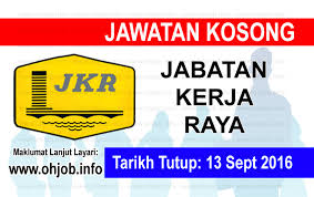 Majlis perbandaran kota bharu bandar raya islam mpkb 8 via kerjaya.co. Jawatan Kosong Jabatan Kerja Raya Jkr 13 September 2016 Jawatan Kosong Kerajaan Swasta Terkini Malaysia 2021 2022