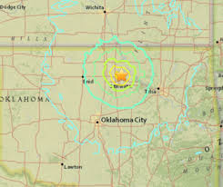The largest earthquake on record for oklahoma occurred on 11/06/2011, with a depth of 5.2 miles and a magnitude of 5.6 on the richter scale in lincoln county, ok. Magnitude 5 8 Earthquake In Oklahoma