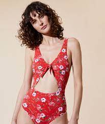 Besides good quality brands, you'll also find plenty of discounts when you shop for beach trikini during big sales. Trikini Swimsuit Removable Pads Royale Multicolore Etam