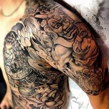 It's also associated with the attributes of wisdom, luck, strength, and change. Japanese God And Demon Body Art Idea For Asian Tattoo Japanske Tatoveringer Tatoveringer Design