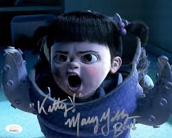 MARY GIBBS Signed Boo MONSTERS INC 8x10 Photo Disney Autograph JSA COA WIT  Cert