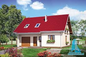 P entru a fi cat mai accesibile ca pret casele nu au balcoane, iar acoperisul este de tip fronton, in doua ape, fara lucarne. Proiect De Casa Ieftina Cu Mansarda Si Garaj Pentru Un Automobil 100833 Proiectari Si Constructii