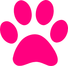 Paw Print Clip Art Paw Print Pink Clip Art Pink Paw Print Pink Paws Pink Panther Cartoon