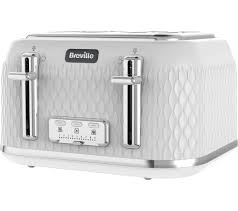 Check spelling or type a new query. Buy Breville Curve Vtt911 4 Slice Toaster White Chrome Free Delivery Currys