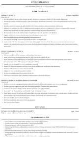 Electrical engineer designs electric systems by developing and testing electrical components. Senior Electrical Resume Sample Mintresume